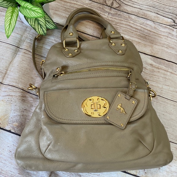 Emma Fox Leather Hand/Shoulder Bag With Gold Tone Hardware - Picture 16 of 16